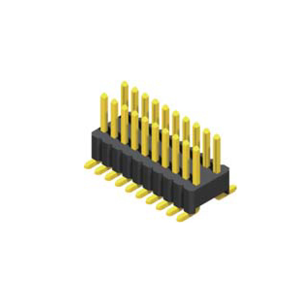 Stiftleiste 1.27mm Square Pin 0.46mm² 2-reihig h=1.7, 2.5mm SMT-Type