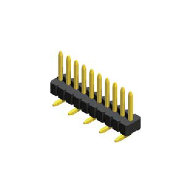 Stiftleiste 1.27mm Square Pin 0.4mm² 1-reihig h=1.0, 1.5, 2.0, 2.5mm SMT